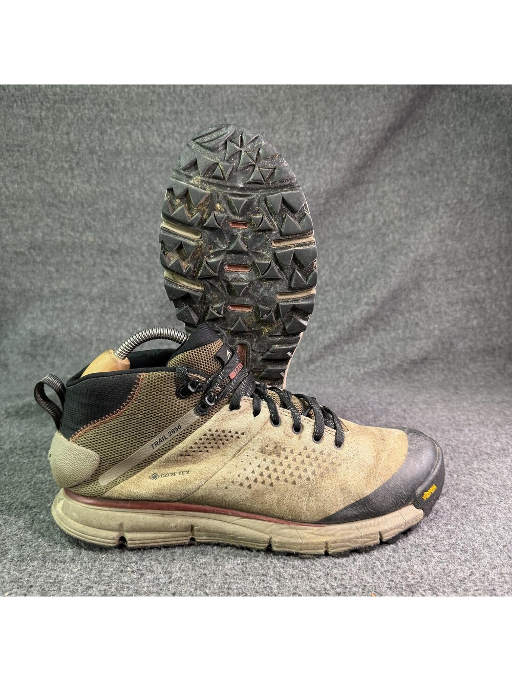 Danner Trail 2650 Mid 4" Dusty Olive GTX Boots Mens Size 10 Hiking 61240